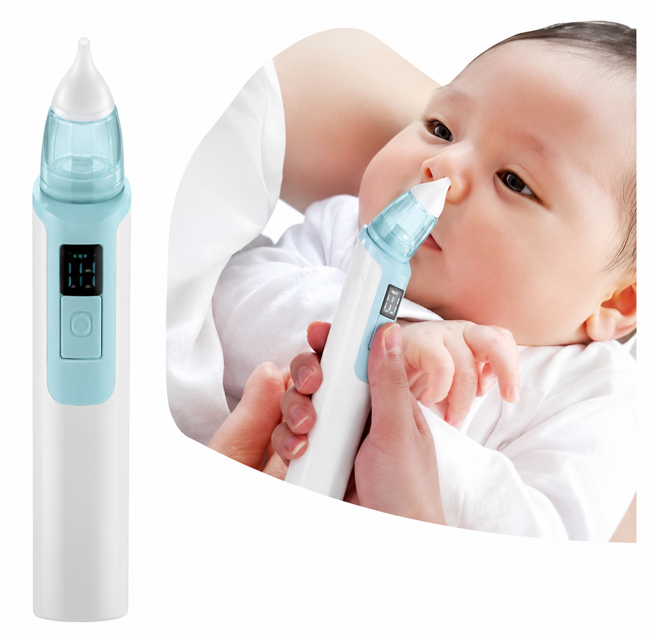 Aspirador Nasal eléctrico p/ niños y bebés